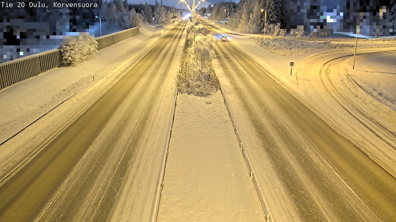 Kelikamerat Kuva Tie 20 Oulu Korvensuora, Oulu, Pohjois-Pohjanmaa