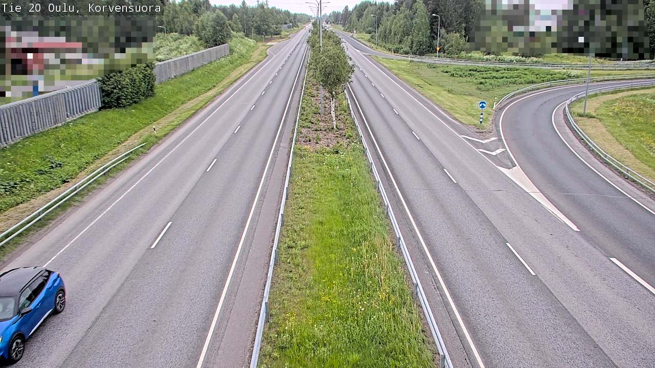 Kelikamerat Kuva Tie 20 Oulu Korvensuora, Oulu, Pohjois-Pohjanmaa