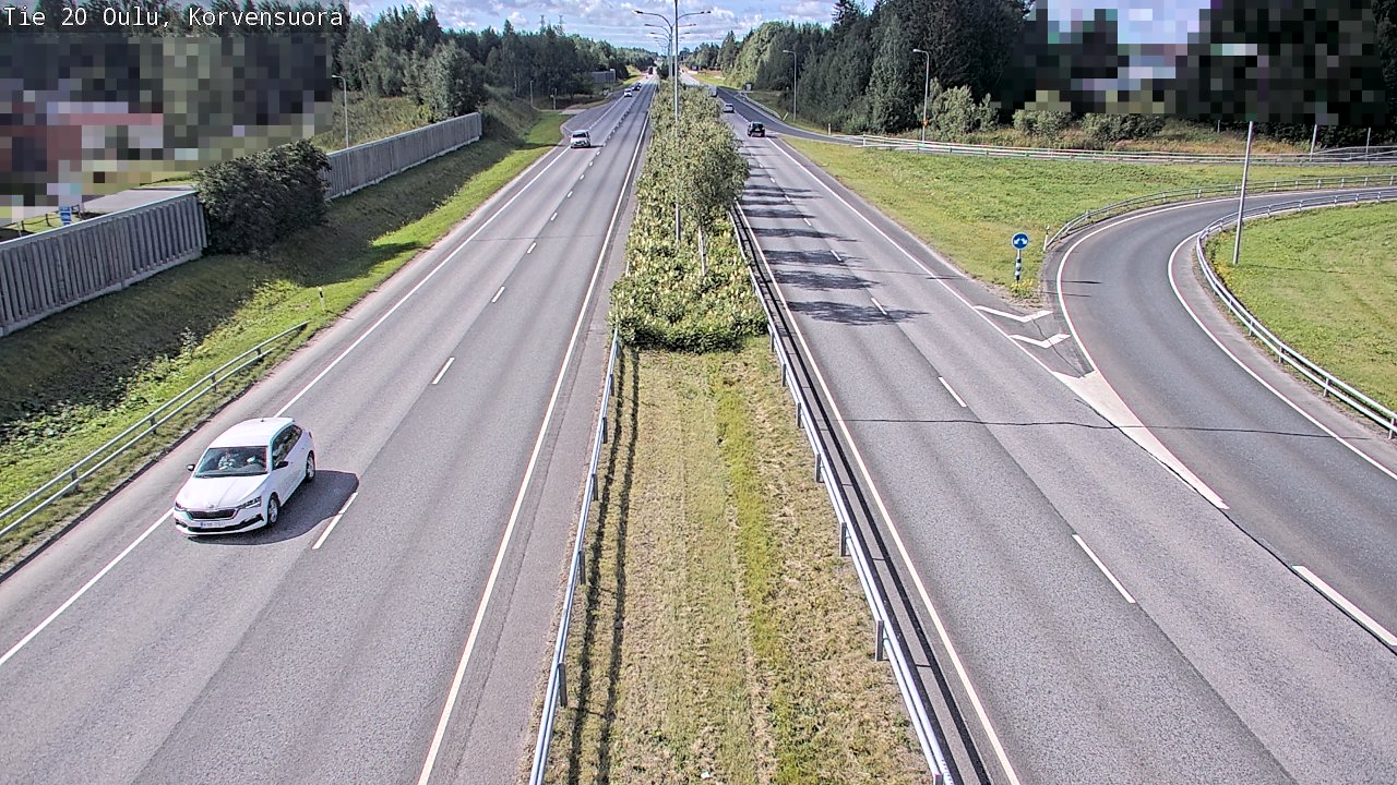 Kelikamerat Kuva Tie 20 Oulu Korvensuora, Oulu, Pohjois-Pohjanmaa