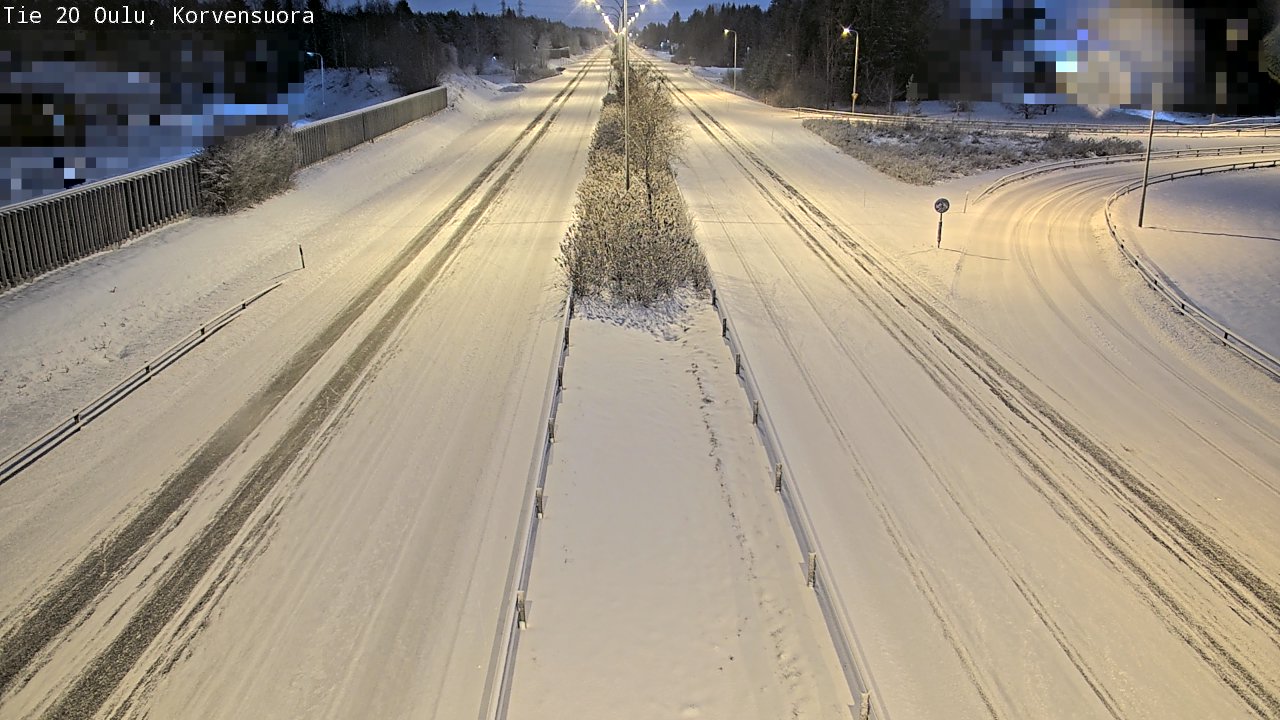 Kelikamerat Kuva Tie 20 Oulu Korvensuora, Oulu, Pohjois-Pohjanmaa