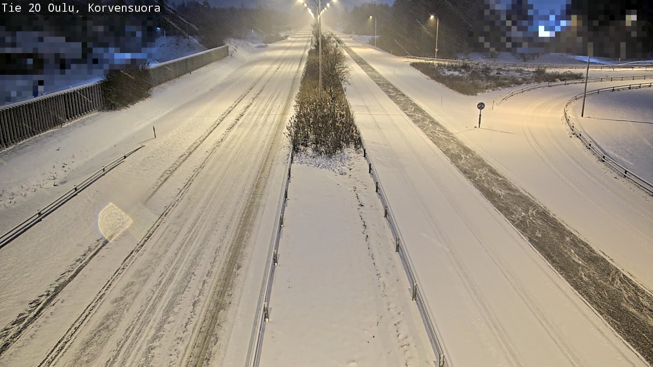 Kelikamerat Kuva Tie 20 Oulu Korvensuora, Oulu, Pohjois-Pohjanmaa