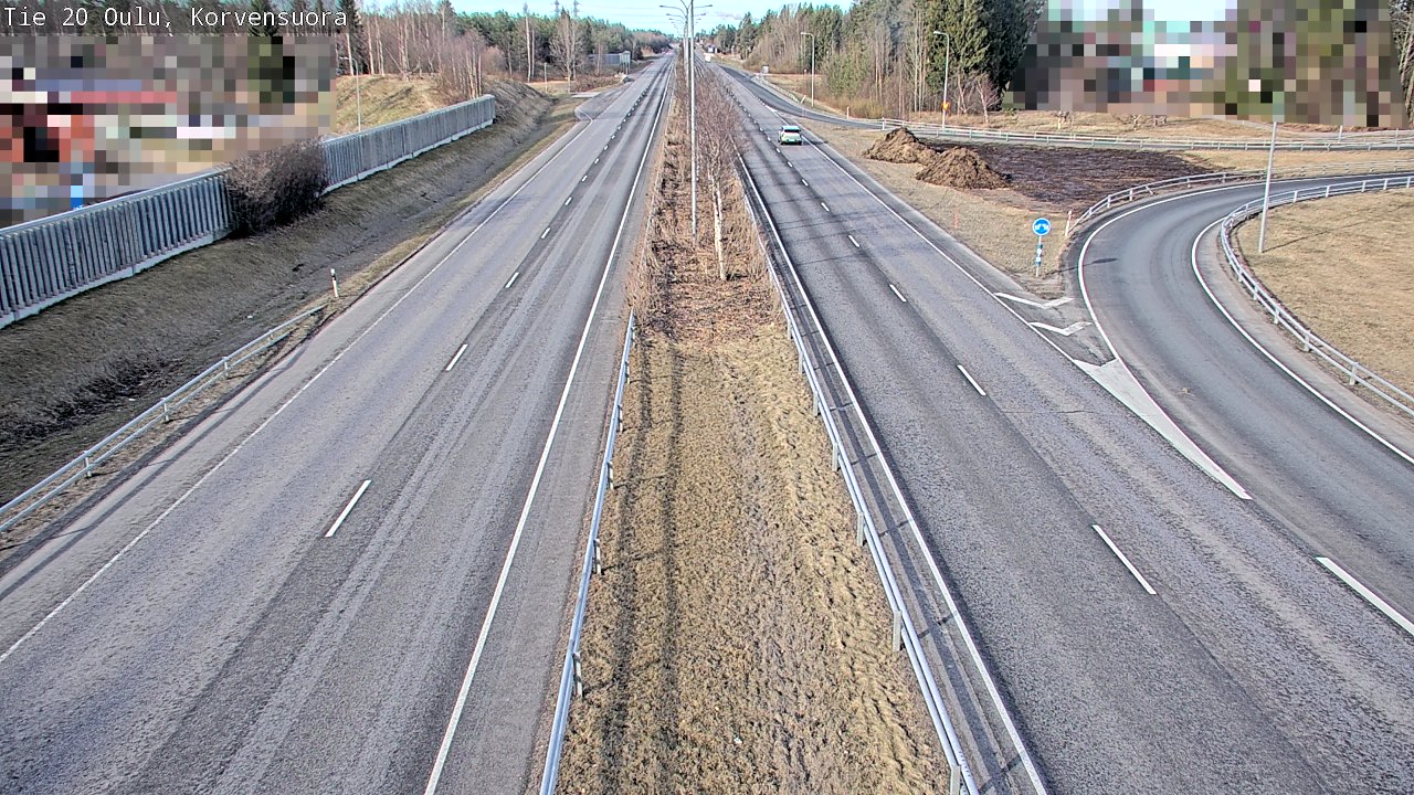 Kelikamerat Kuva Tie 20 Oulu Korvensuora, Oulu, Pohjois-Pohjanmaa