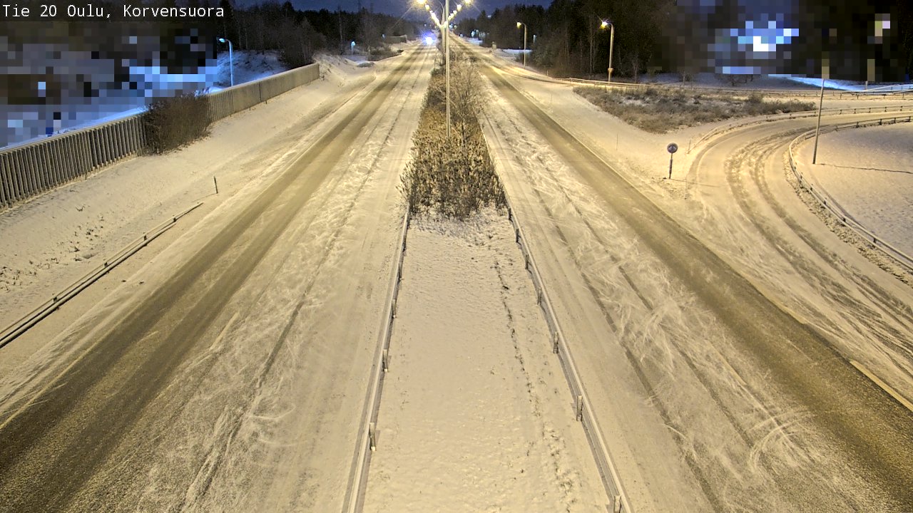 Kelikamerat Kuva Tie 20 Oulu Korvensuora, Oulu, Pohjois-Pohjanmaa