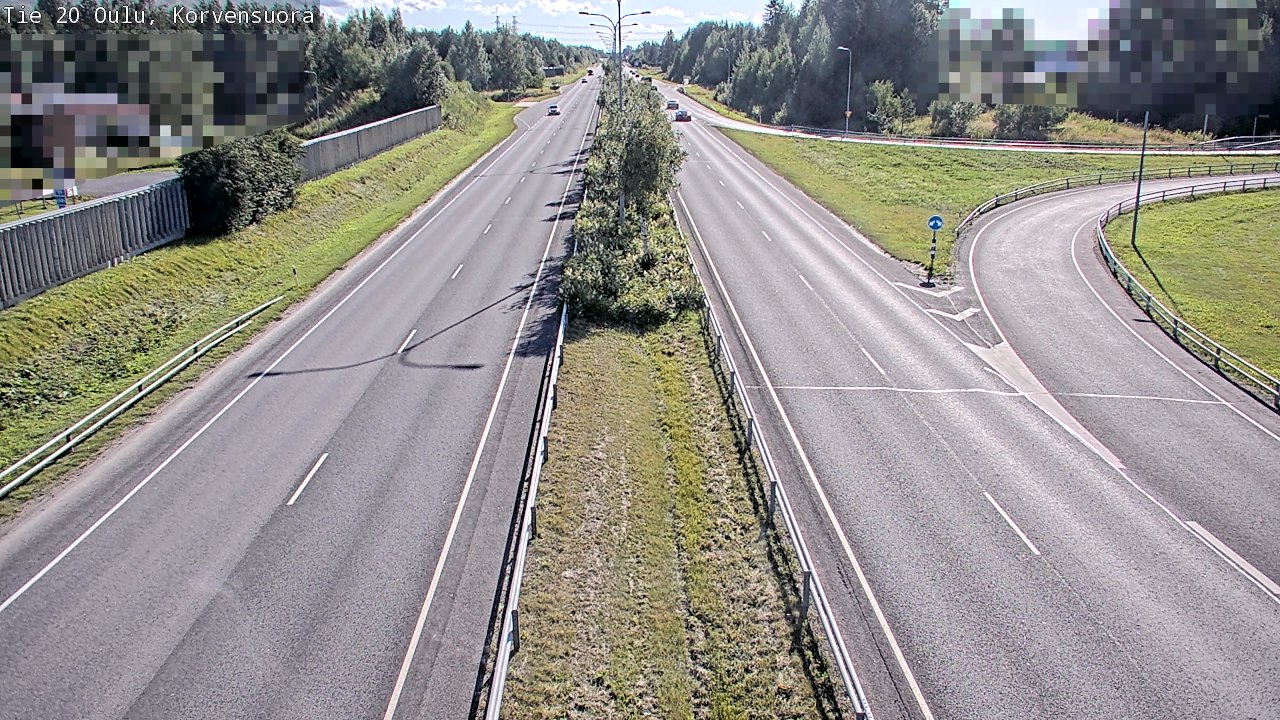 Kelikamerat Kuva Tie 20 Oulu Korvensuora, Oulu, Pohjois-Pohjanmaa