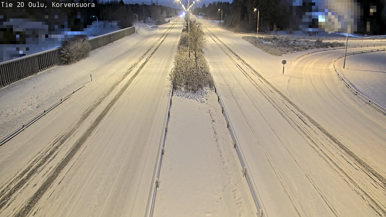 Kelikamerat Kuva Tie 20 Oulu Korvensuora, Oulu, Pohjois-Pohjanmaa