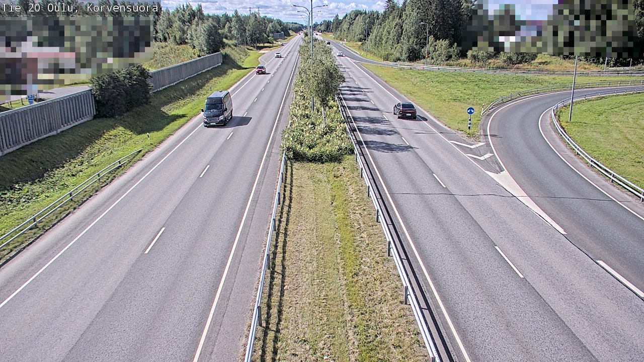 Kelikamerat Kuva Tie 20 Oulu Korvensuora, Oulu, Pohjois-Pohjanmaa