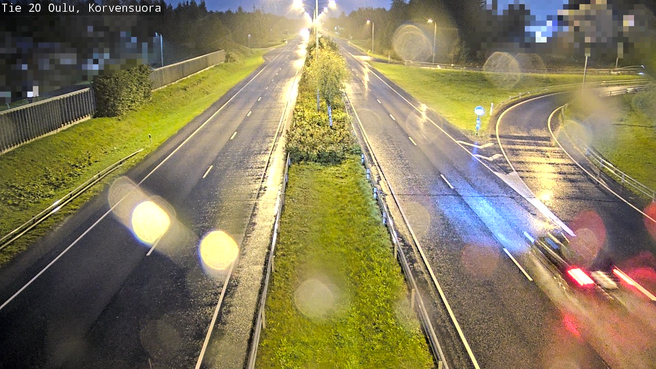 Kelikamerat Kuva Tie 20 Oulu Korvensuora, Oulu, Pohjois-Pohjanmaa