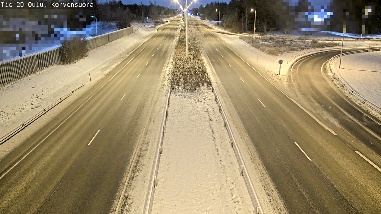 Kelikamerat Kuva Tie 20 Oulu Korvensuora, Oulu, Pohjois-Pohjanmaa