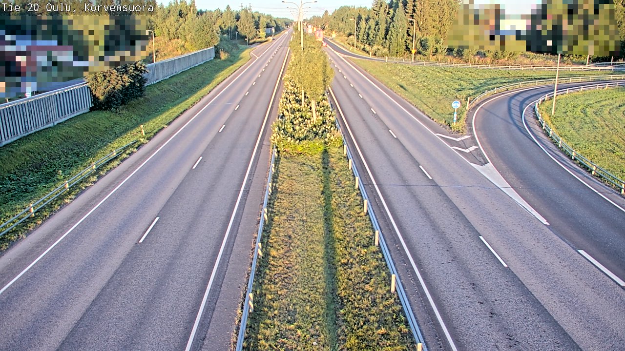 Kelikamerat Kuva Tie 20 Oulu Korvensuora, Oulu, Pohjois-Pohjanmaa