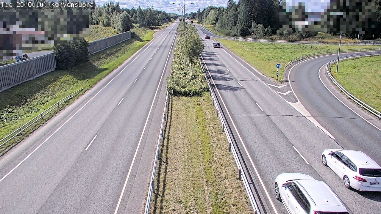 Kelikamerat Kuva Tie 20 Oulu Korvensuora, Oulu, Pohjois-Pohjanmaa