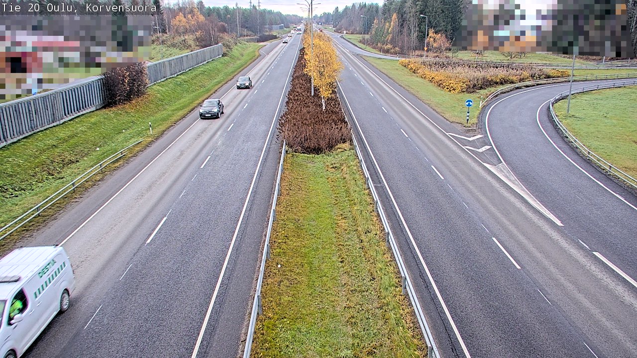 Kelikamerat Kuva Tie 20 Oulu Korvensuora, Oulu, Pohjois-Pohjanmaa
