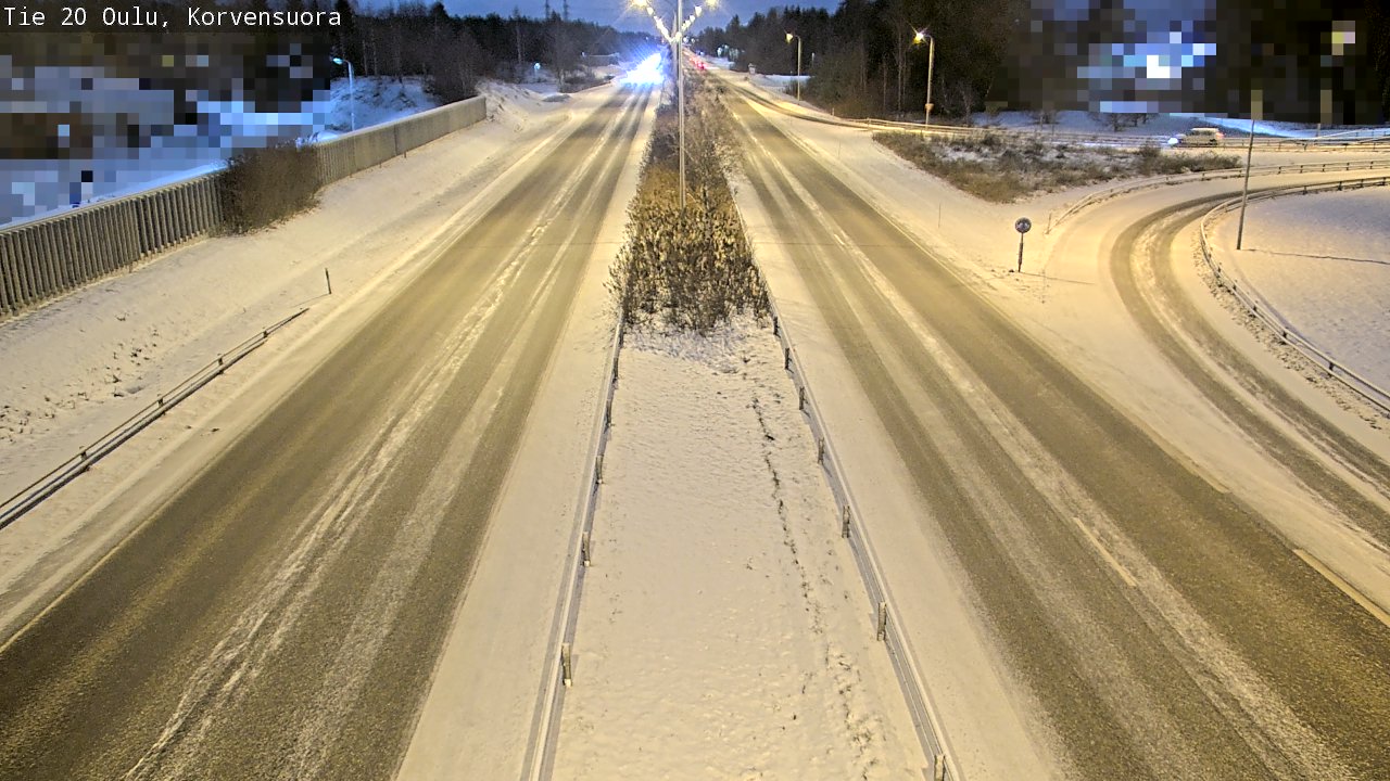 Kelikamerat Kuva Tie 20 Oulu Korvensuora, Oulu, Pohjois-Pohjanmaa