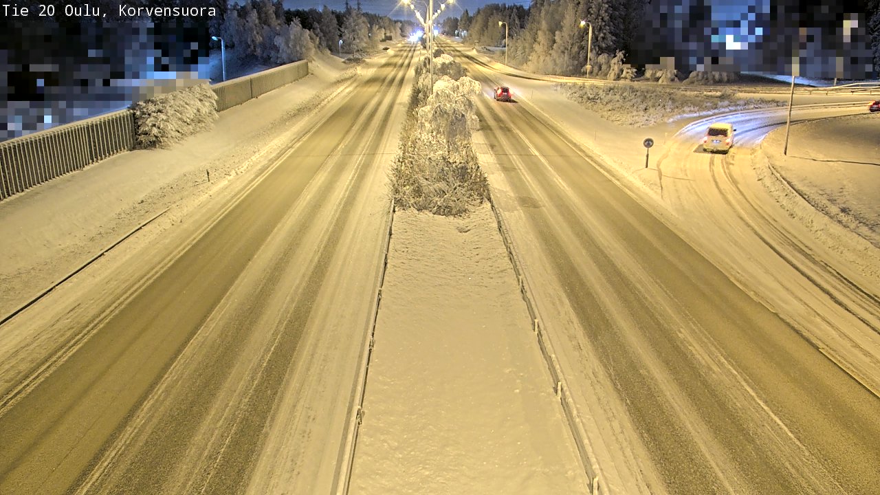Kelikamerat Kuva Tie 20 Oulu Korvensuora, Oulu, Pohjois-Pohjanmaa