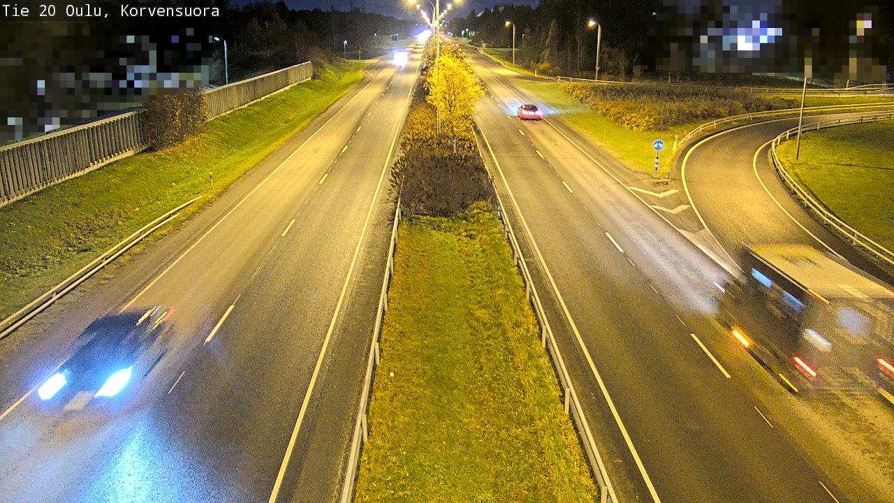 Kelikamerat Kuva Tie 20 Oulu Korvensuora, Oulu, Pohjois-Pohjanmaa