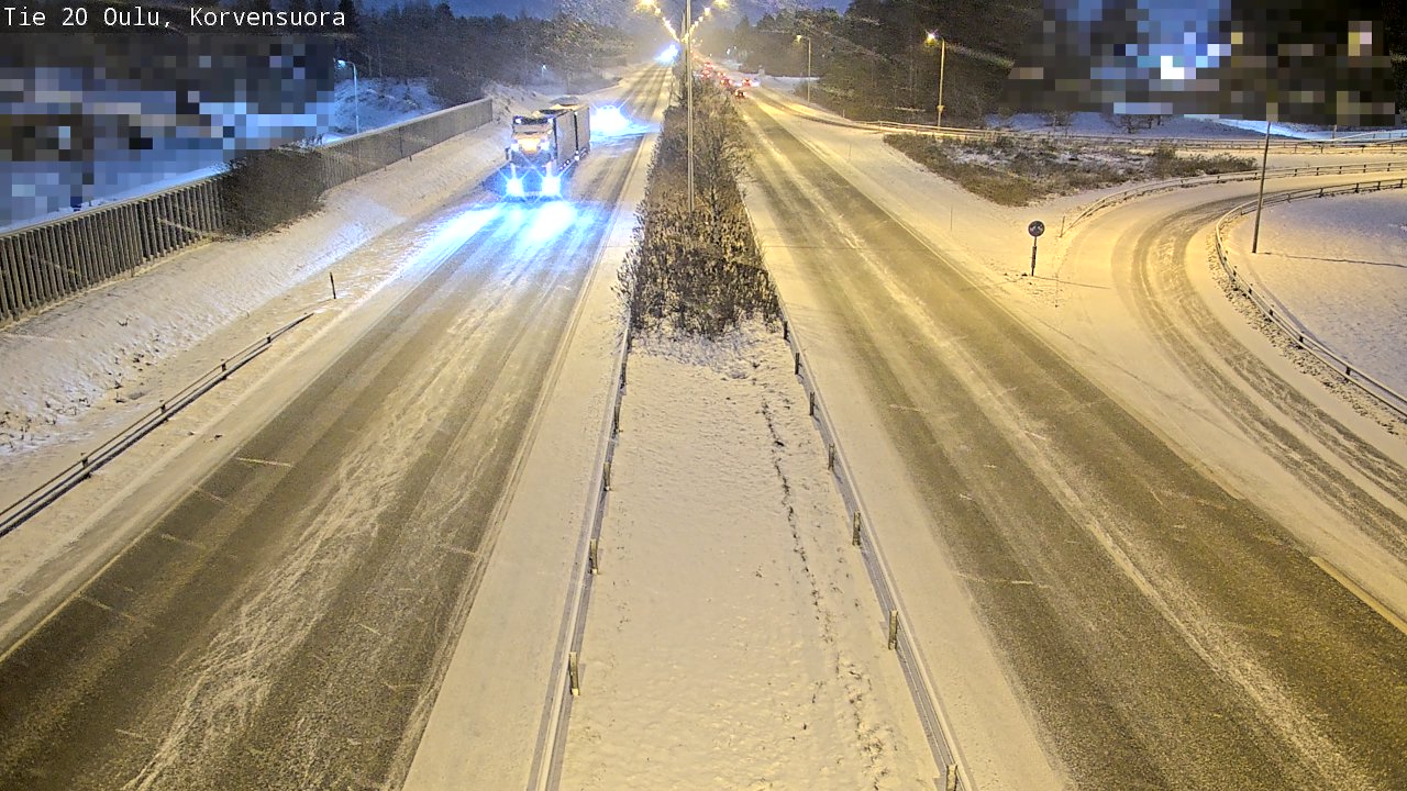 Kelikamerat Kuva Tie 20 Oulu Korvensuora, Oulu, Pohjois-Pohjanmaa