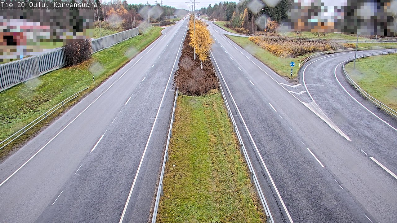 Weather Camera Image Road 20 Oulu Korvensuora, Oulu, Pohjois-Pohjanmaa