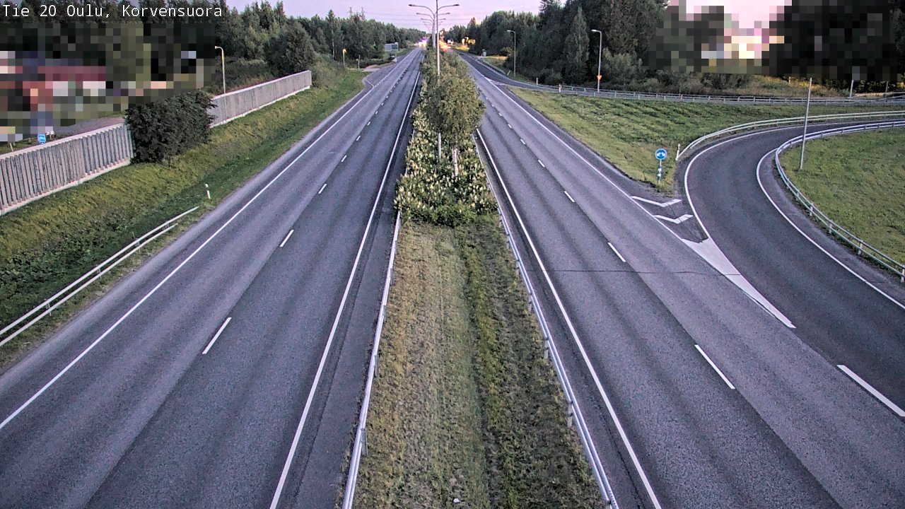 Kelikamerat Kuva Tie 20 Oulu Korvensuora, Oulu, Pohjois-Pohjanmaa
