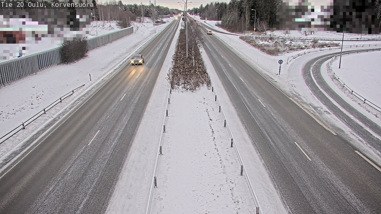 Kelikamerat Kuva Tie 20 Oulu Korvensuora, Oulu, Pohjois-Pohjanmaa