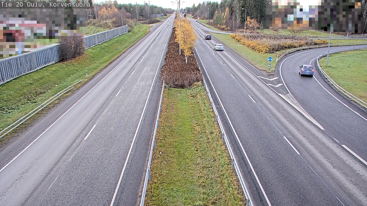 Kelikamerat Kuva Tie 20 Oulu Korvensuora, Oulu, Pohjois-Pohjanmaa