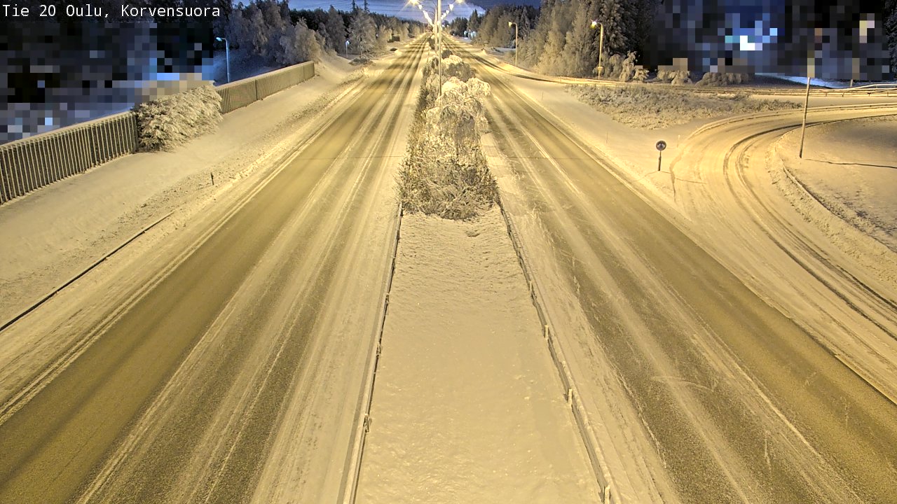 Kelikamerat Kuva Tie 20 Oulu Korvensuora, Oulu, Pohjois-Pohjanmaa