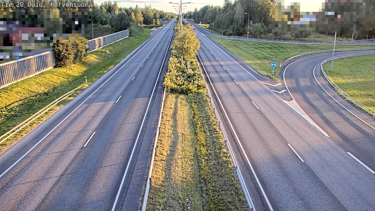 Kelikamerat Kuva Tie 20 Oulu Korvensuora, Oulu, Pohjois-Pohjanmaa