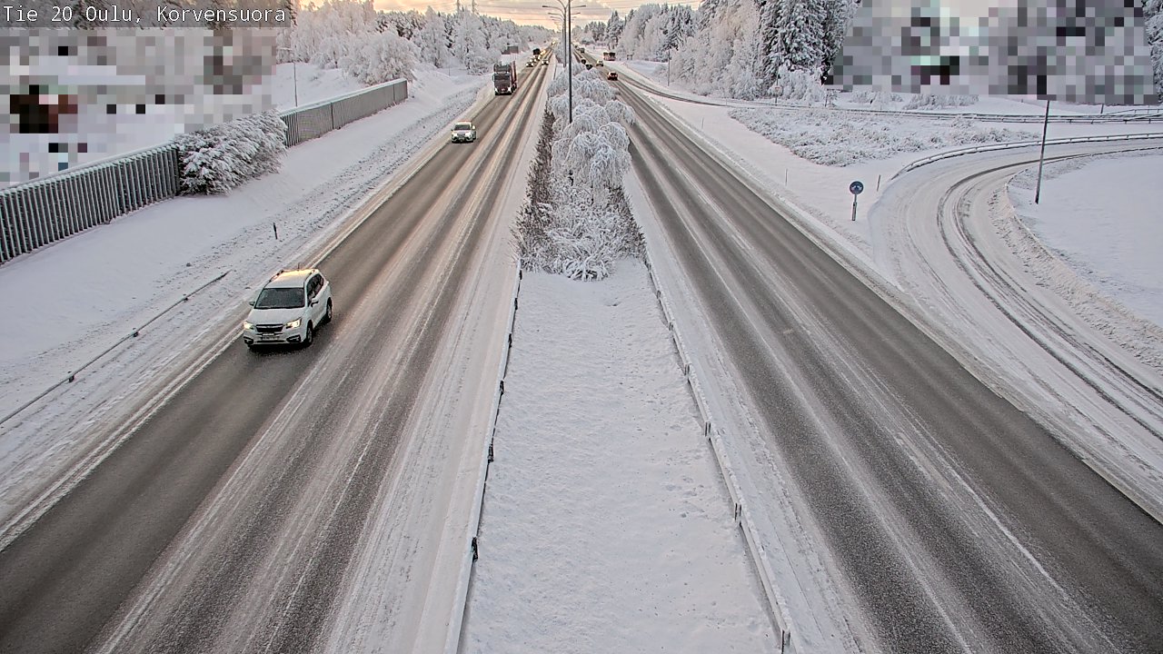 Kelikamerat Kuva Tie 20 Oulu Korvensuora, Oulu, Pohjois-Pohjanmaa