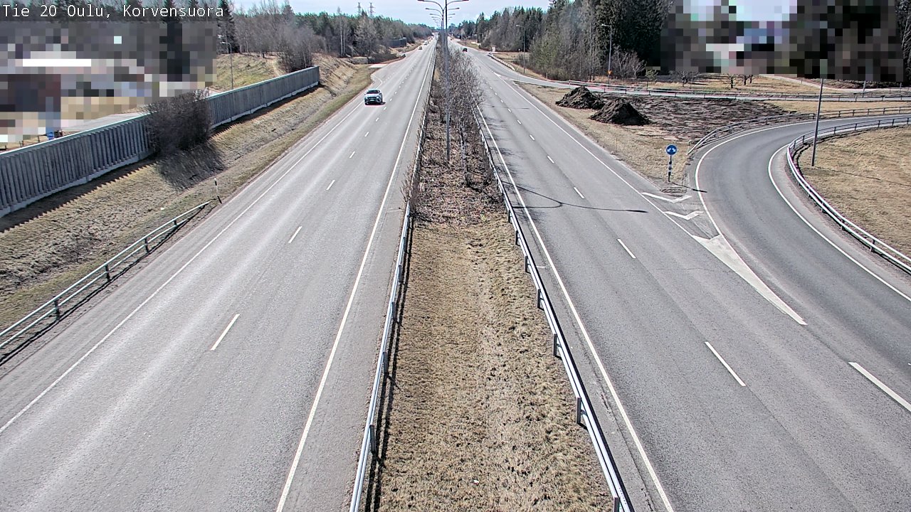 Kelikamerat Kuva Tie 20 Oulu Korvensuora, Oulu, Pohjois-Pohjanmaa