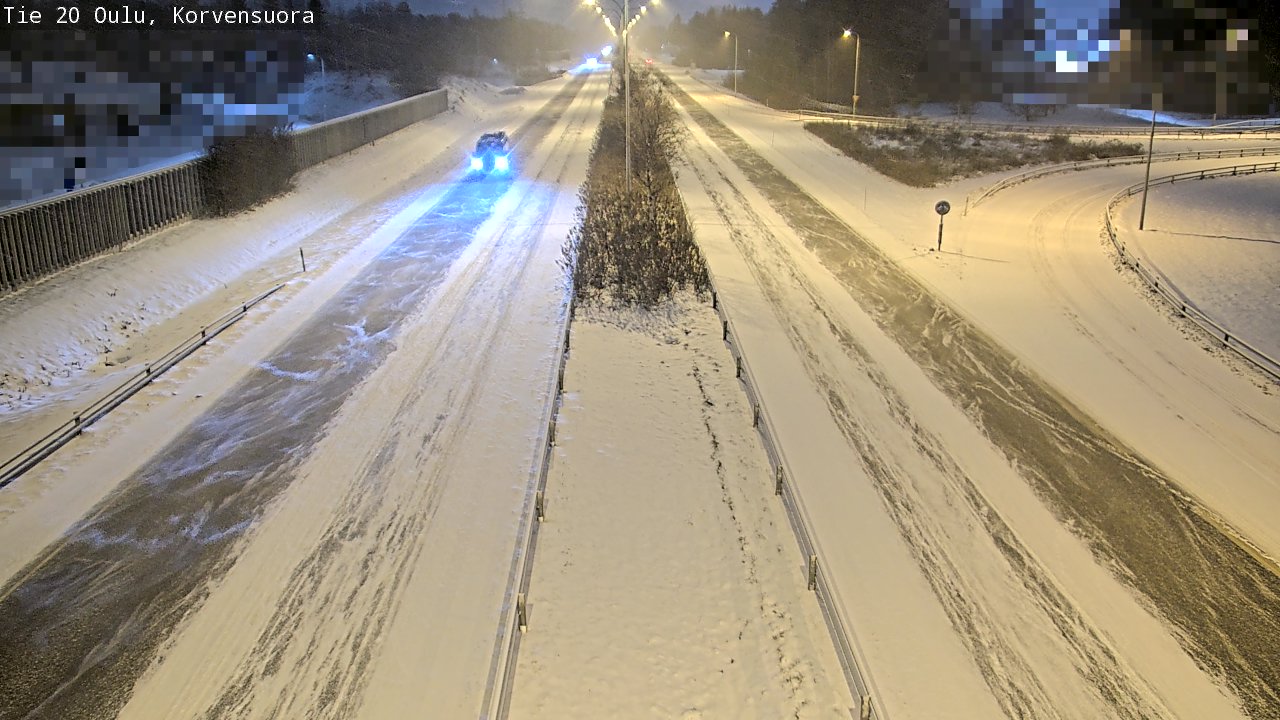 Kelikamerat Kuva Tie 20 Oulu Korvensuora, Oulu, Pohjois-Pohjanmaa