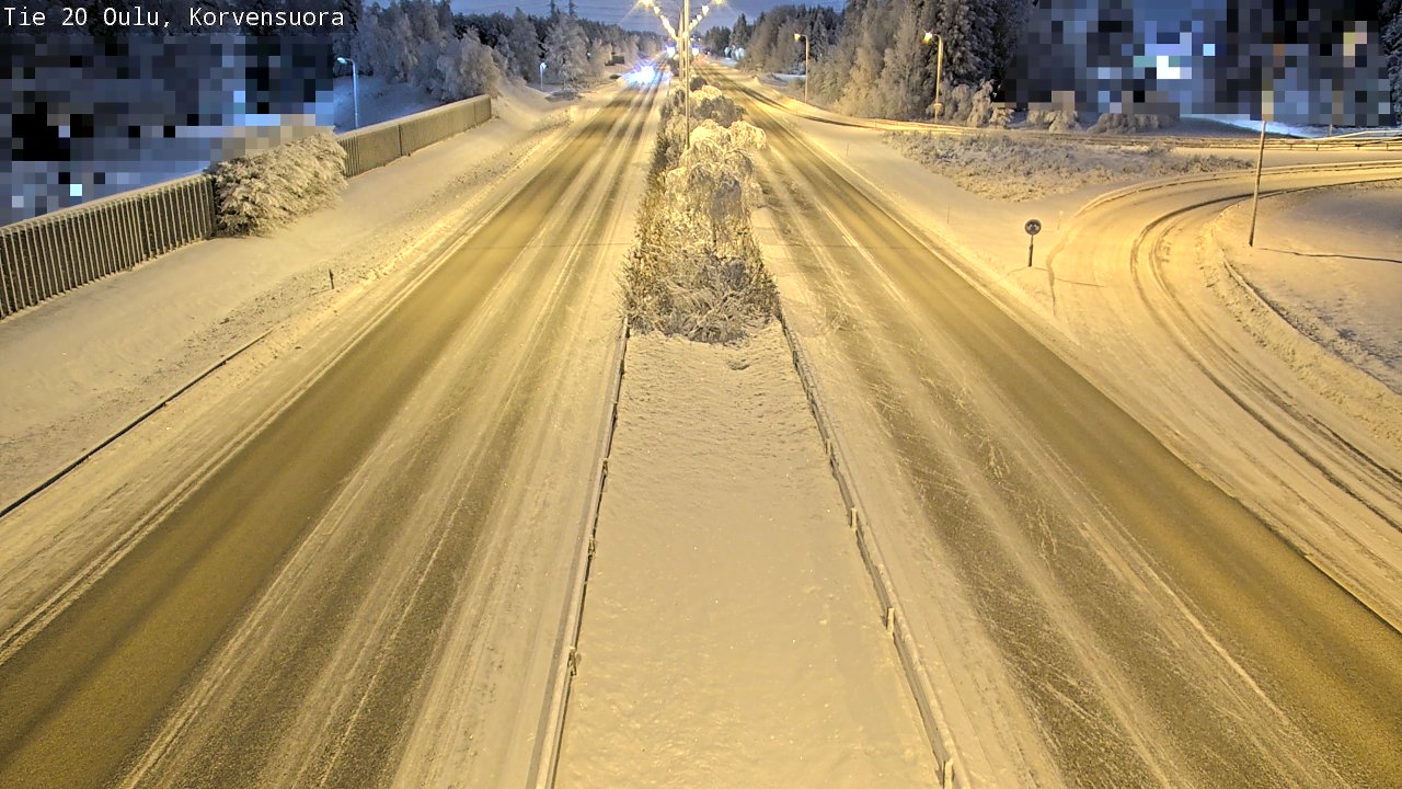 Kelikamerat Kuva Tie 20 Oulu Korvensuora, Oulu, Pohjois-Pohjanmaa