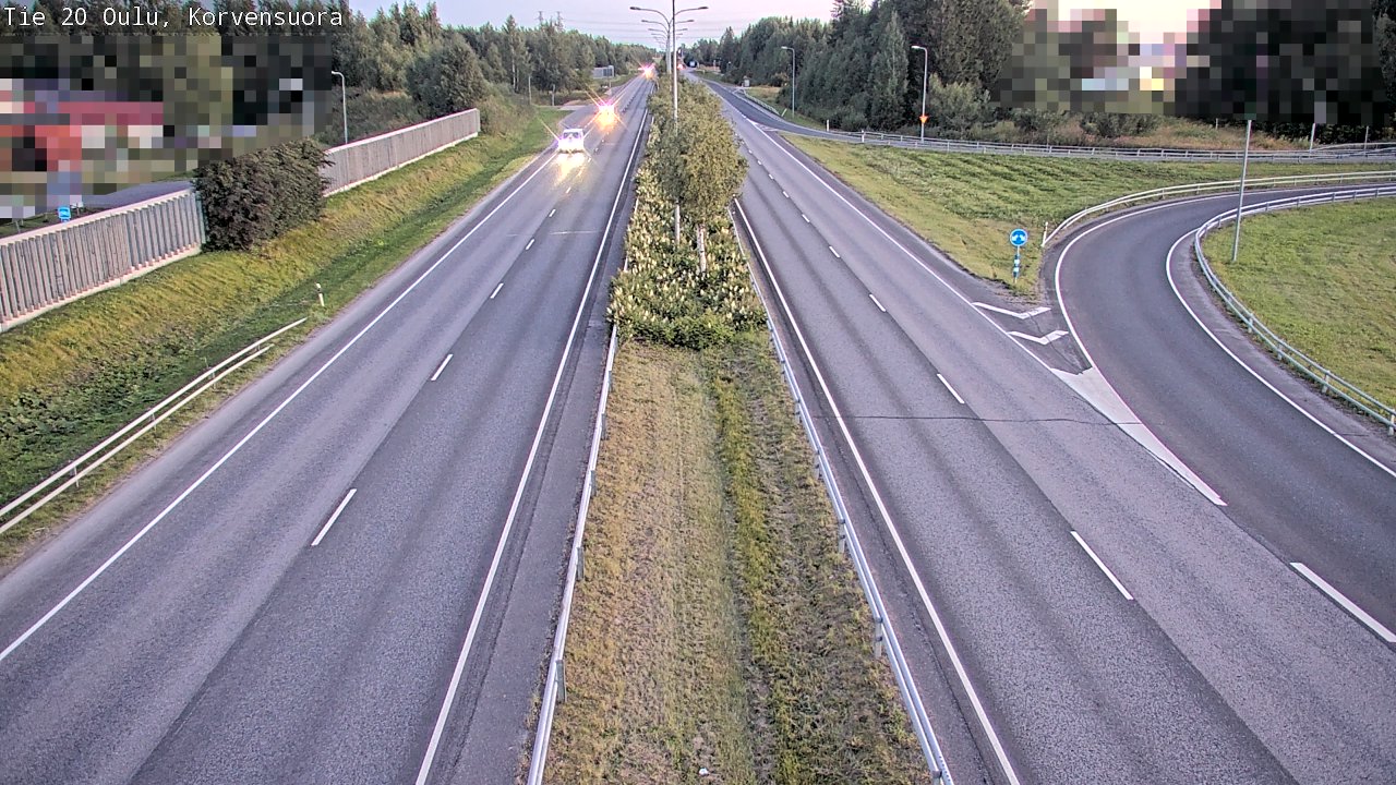 Kelikamerat Kuva Tie 20 Oulu Korvensuora, Oulu, Pohjois-Pohjanmaa