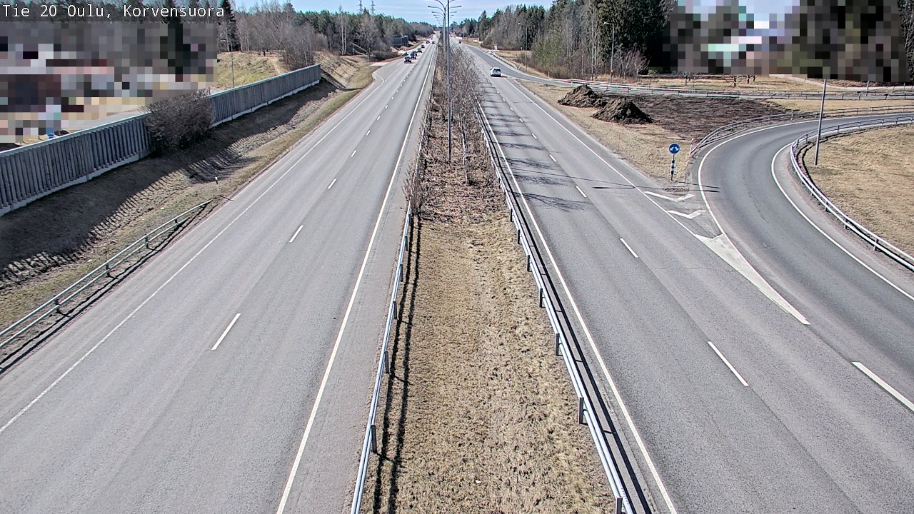 Kelikamerat Kuva Tie 20 Oulu Korvensuora, Oulu, Pohjois-Pohjanmaa