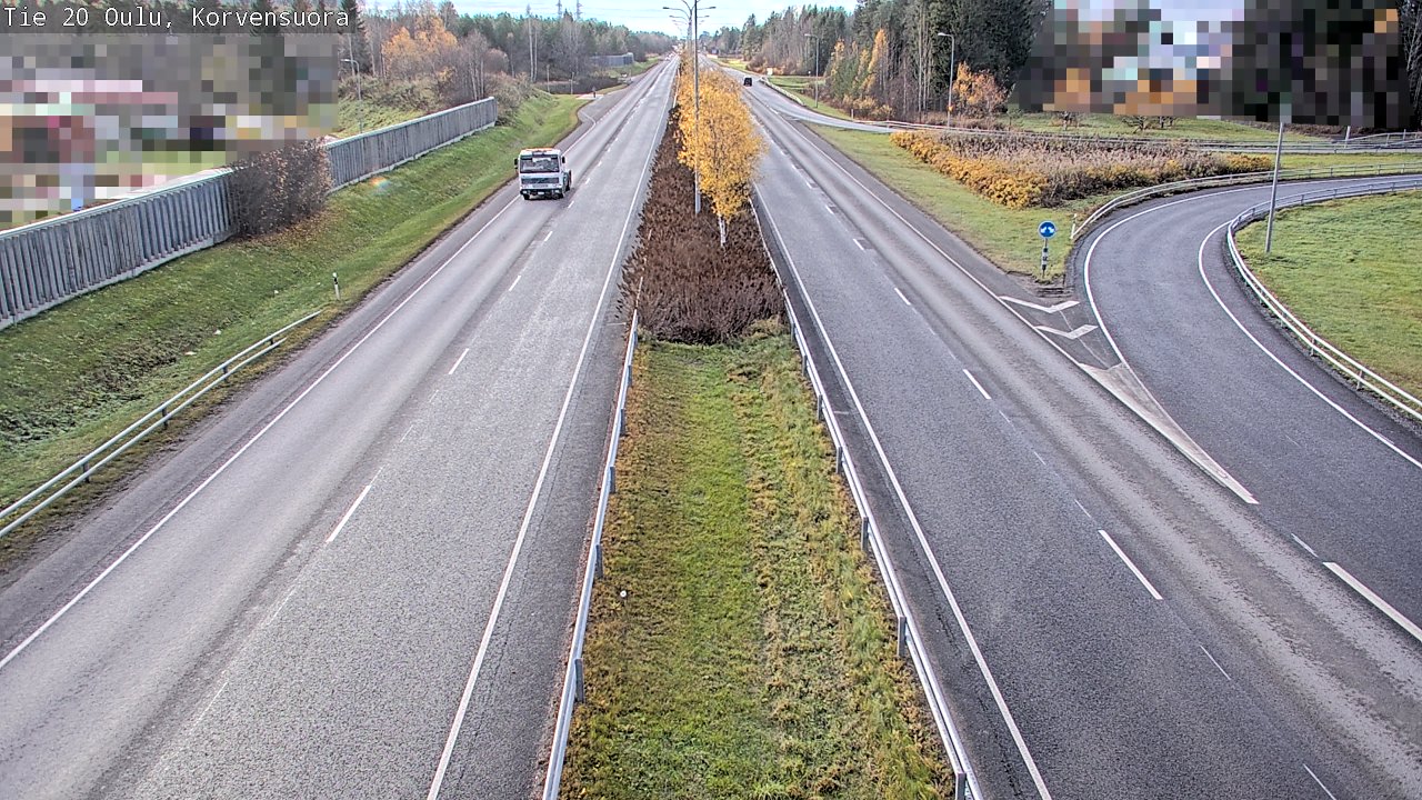 Kelikamerat Kuva Tie 20 Oulu Korvensuora, Oulu, Pohjois-Pohjanmaa