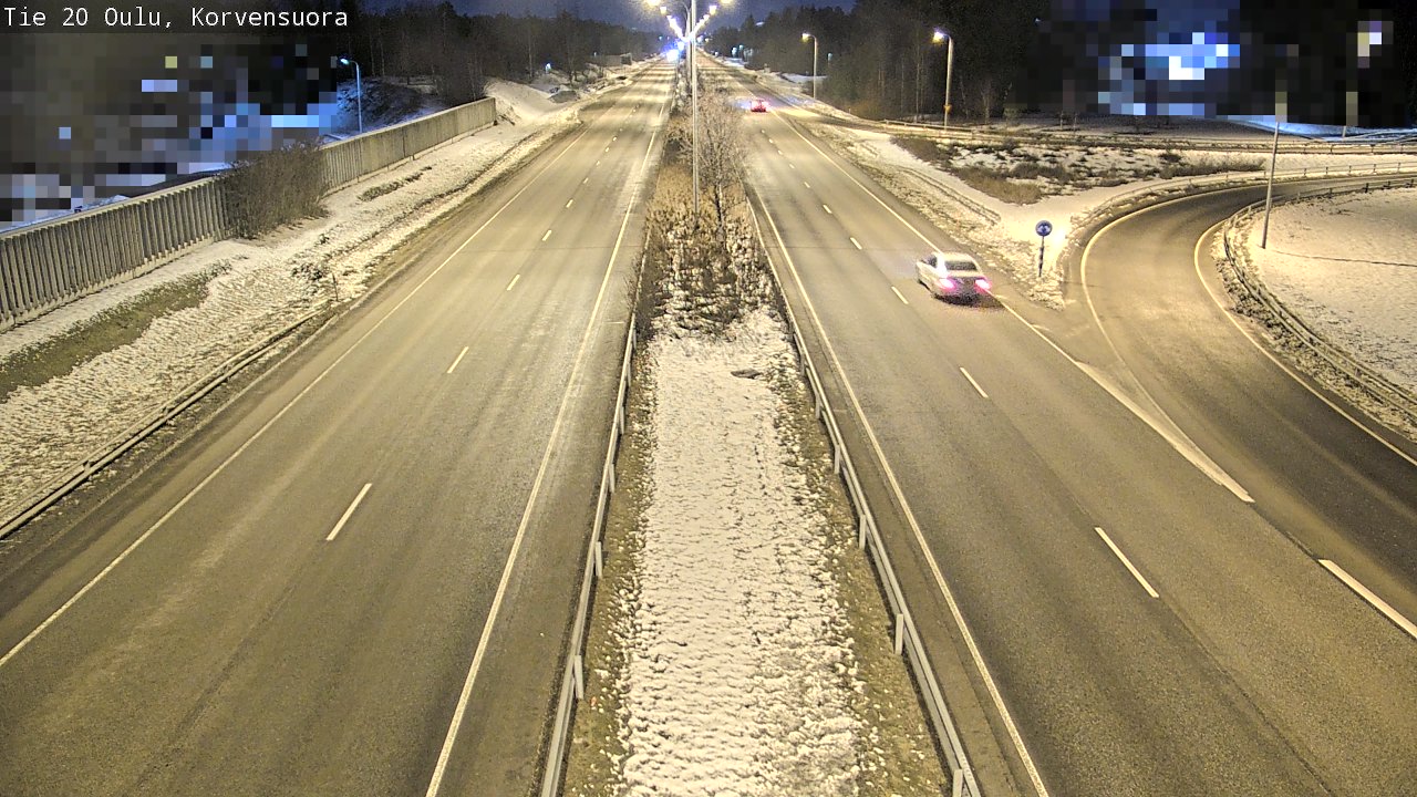 Kelikamerat Kuva Tie 20 Oulu Korvensuora, Oulu, Pohjois-Pohjanmaa