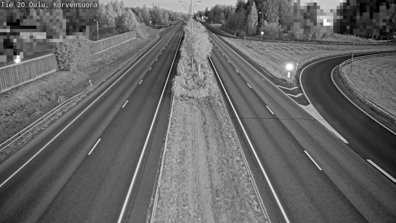 Kelikamerat Kuva Tie 20 Oulu Korvensuora, Oulu, Pohjois-Pohjanmaa