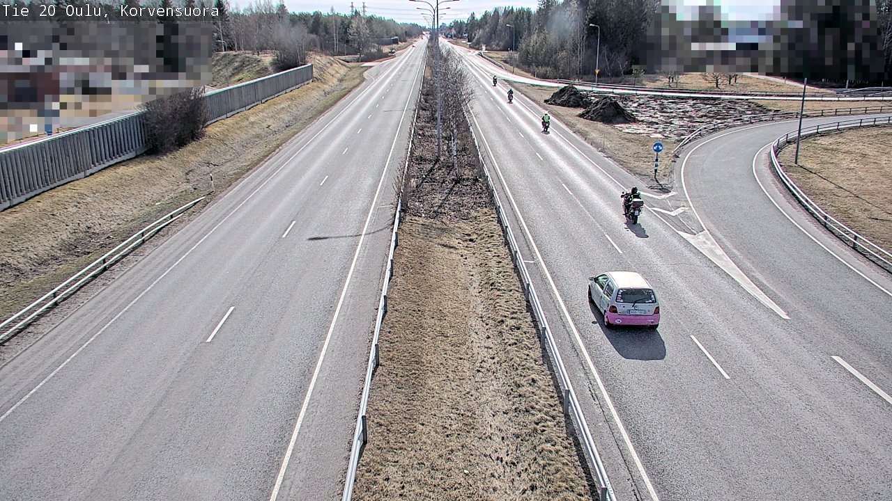 Kelikamerat Kuva Tie 20 Oulu Korvensuora, Oulu, Pohjois-Pohjanmaa