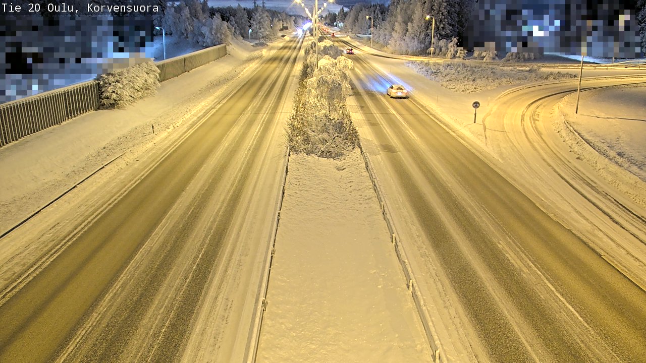 Kelikamerat Kuva Tie 20 Oulu Korvensuora, Oulu, Pohjois-Pohjanmaa