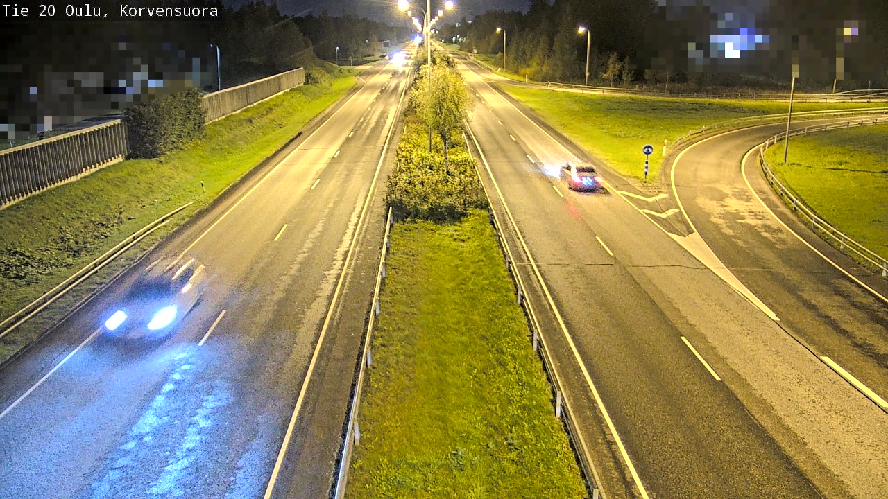 Kelikamerat Kuva Tie 20 Oulu Korvensuora, Oulu, Pohjois-Pohjanmaa