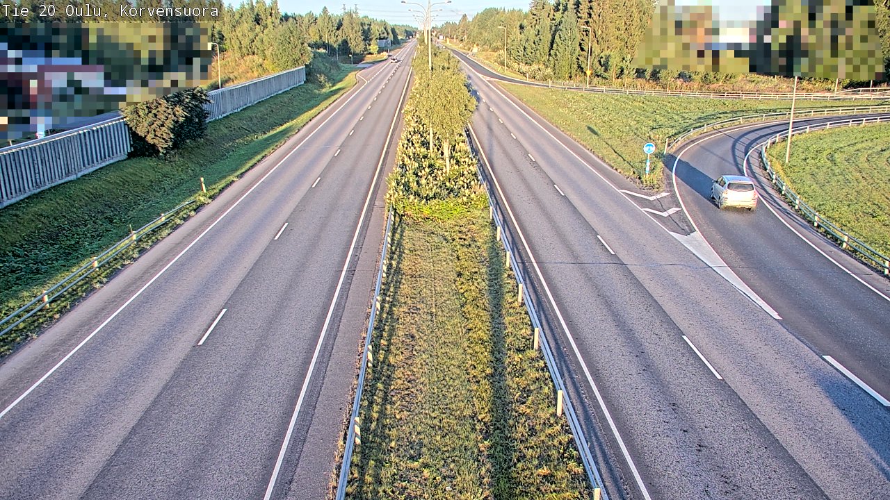 Kelikamerat Kuva Tie 20 Oulu Korvensuora, Oulu, Pohjois-Pohjanmaa