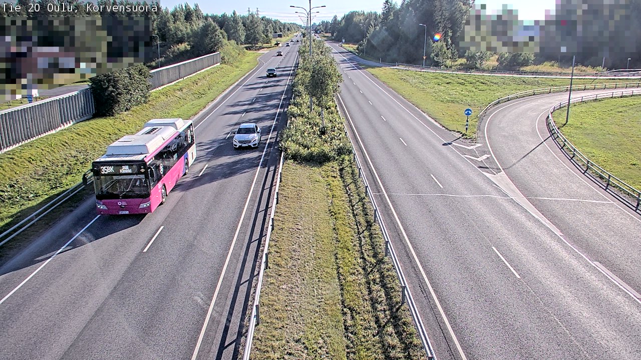 Kelikamerat Kuva Tie 20 Oulu Korvensuora, Oulu, Pohjois-Pohjanmaa