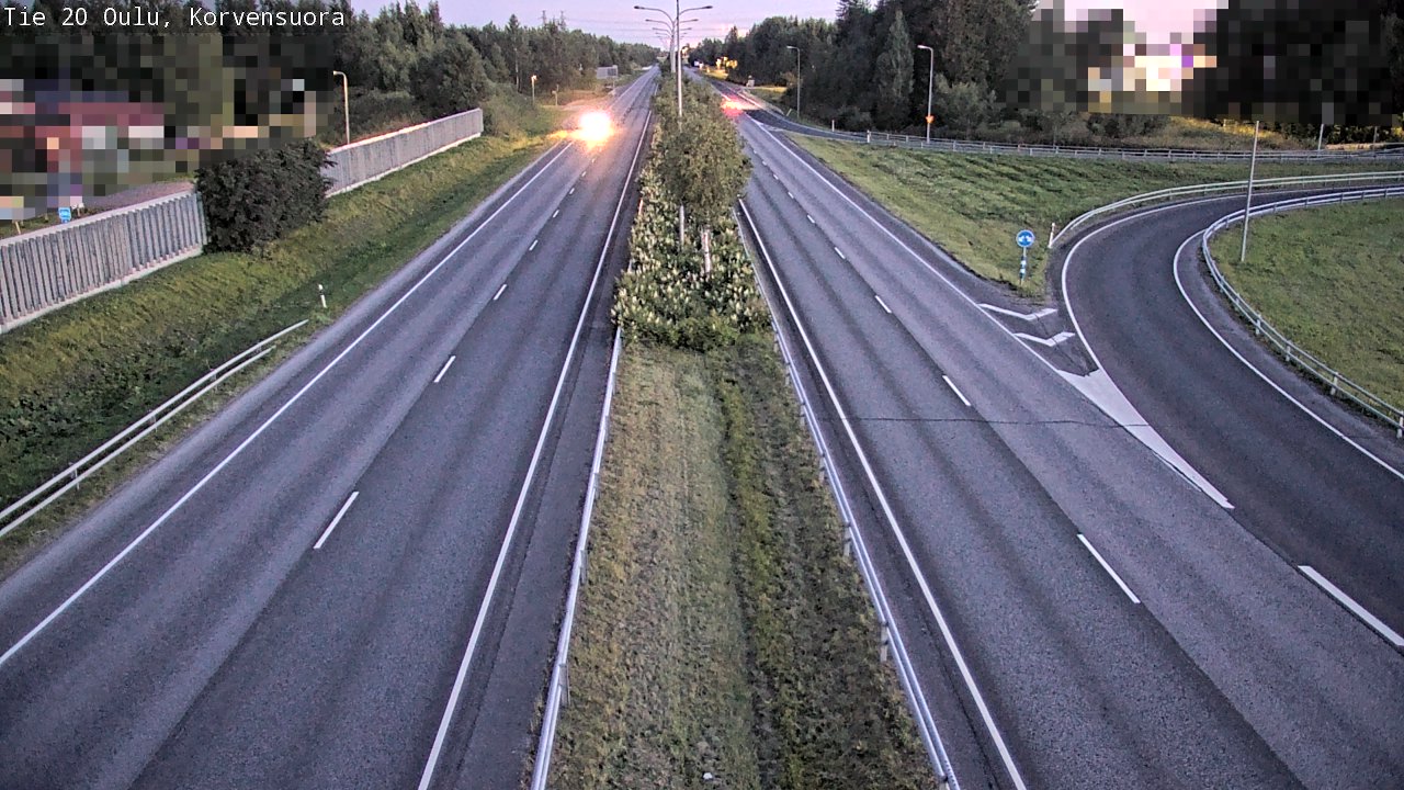 Kelikamerat Kuva Tie 20 Oulu Korvensuora, Oulu, Pohjois-Pohjanmaa