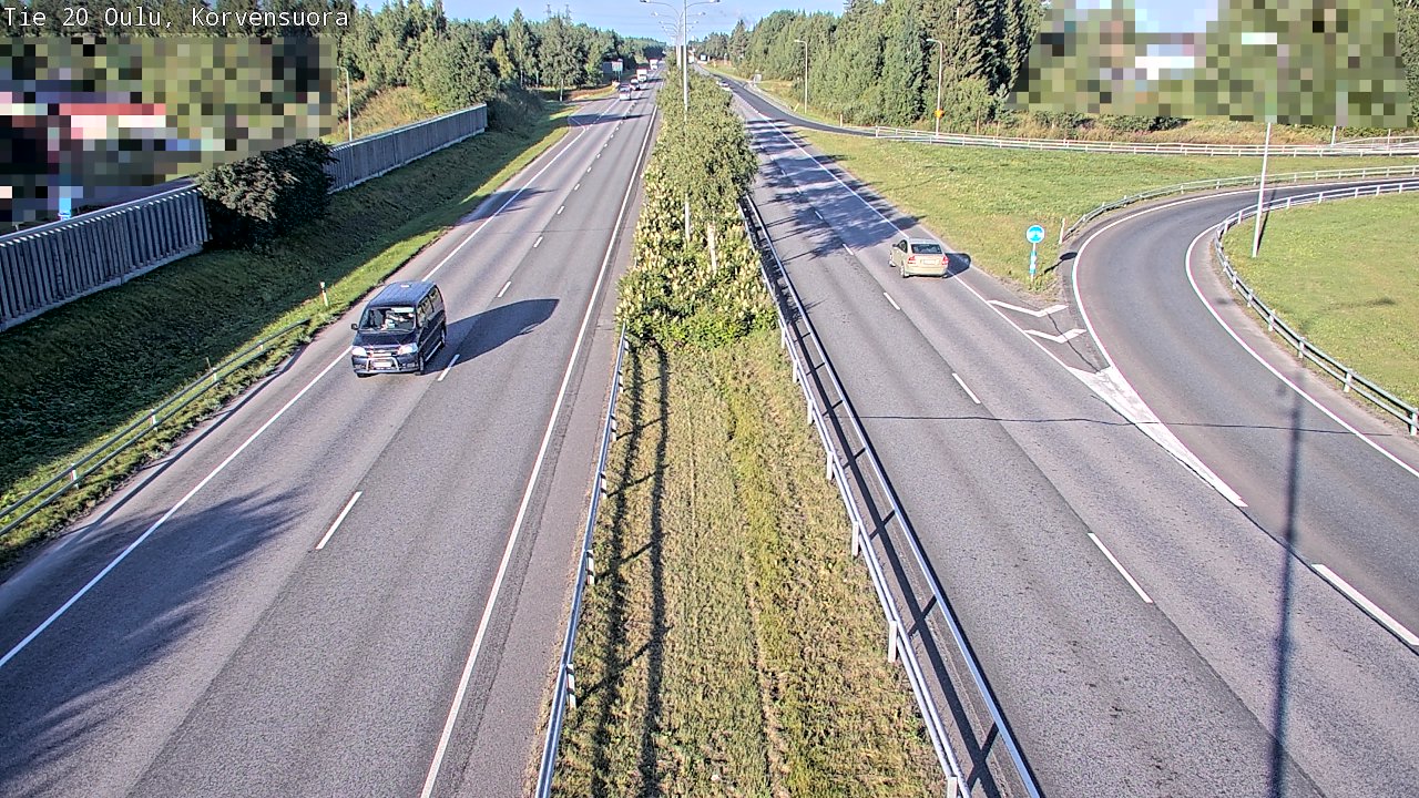 Weather Camera Image Road 20 Oulu Korvensuora, Oulu, Pohjois-Pohjanmaa