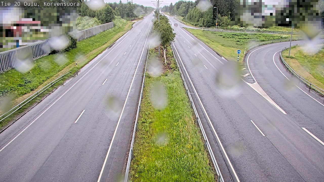 Kelikamerat Kuva Tie 20 Oulu Korvensuora, Oulu, Pohjois-Pohjanmaa