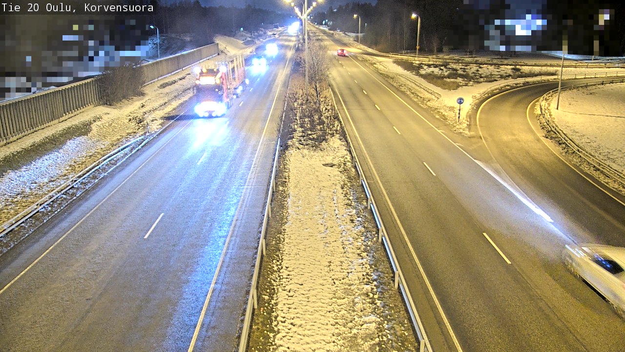 Kelikamerat Kuva Tie 20 Oulu Korvensuora, Oulu, Pohjois-Pohjanmaa