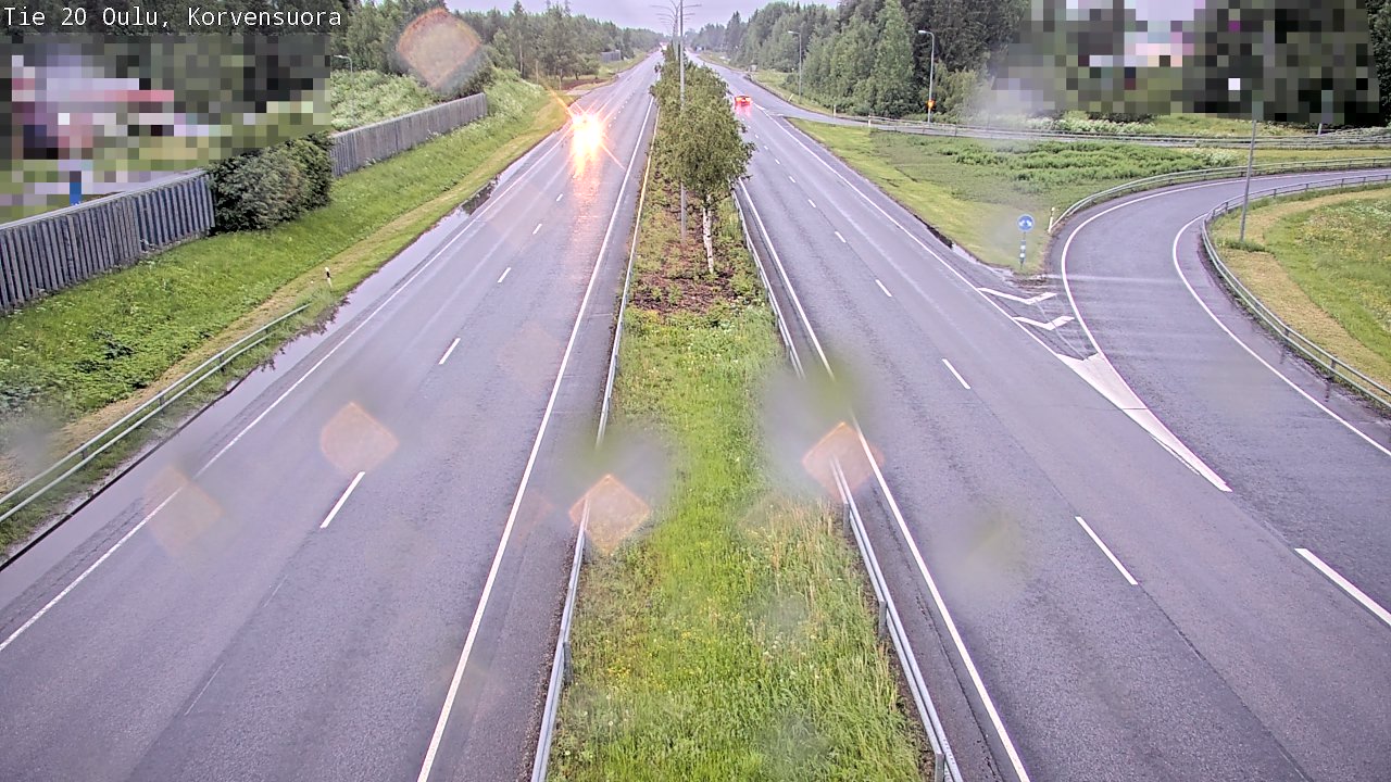 Kelikamerat Kuva Tie 20 Oulu Korvensuora, Oulu, Pohjois-Pohjanmaa