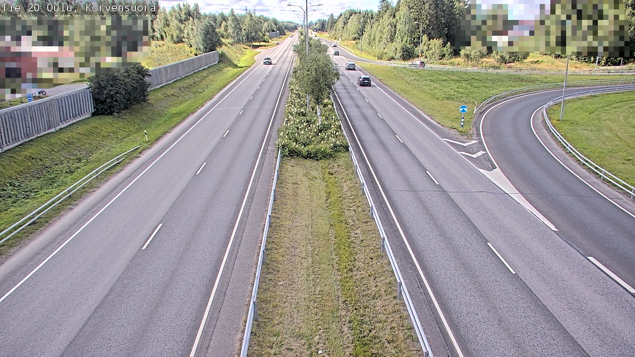 Kelikamerat Kuva Tie 20 Oulu Korvensuora, Oulu, Pohjois-Pohjanmaa