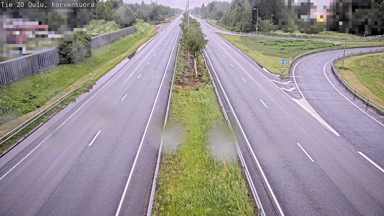 Kelikamerat Kuva Tie 20 Oulu Korvensuora, Oulu, Pohjois-Pohjanmaa
