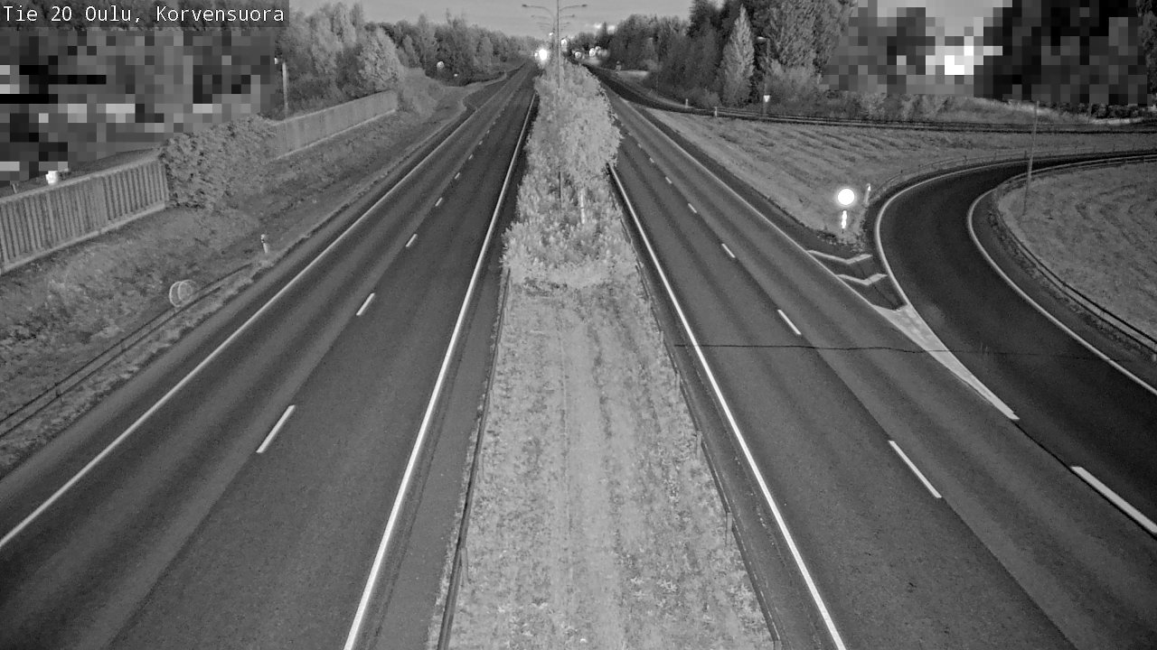 Kelikamerat Kuva Tie 20 Oulu Korvensuora, Oulu, Pohjois-Pohjanmaa