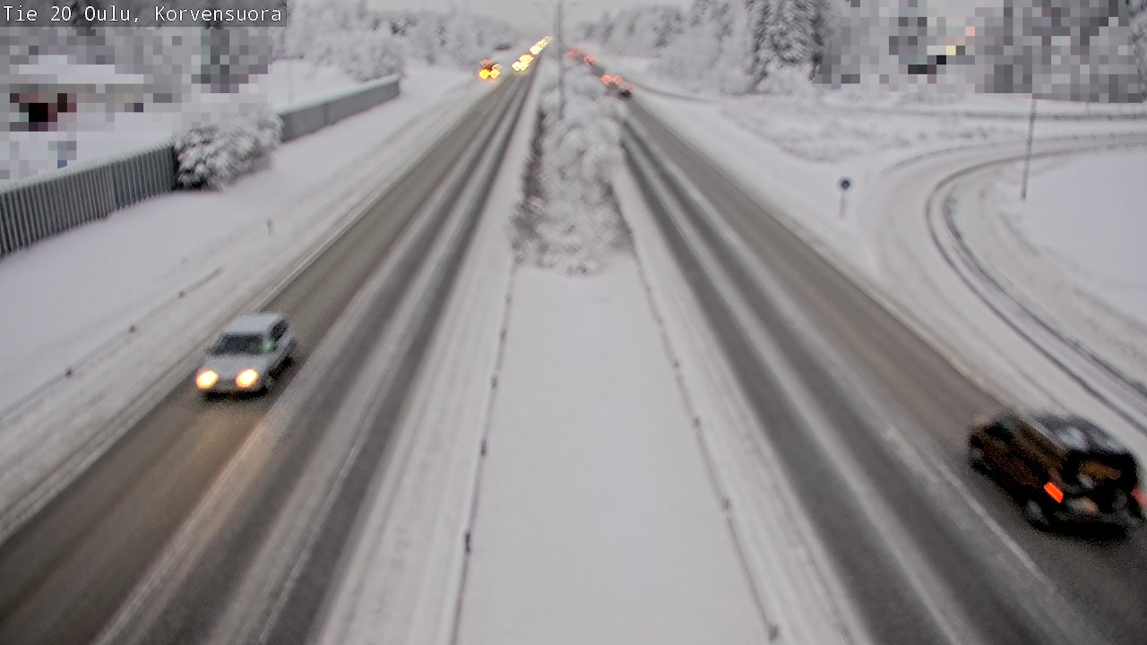 Kelikamerat Kuva Tie 20 Oulu Korvensuora, Oulu, Pohjois-Pohjanmaa