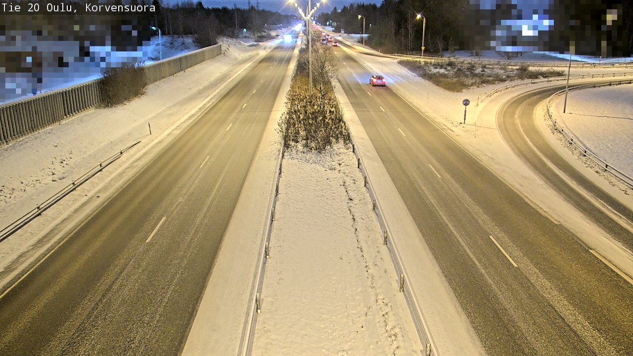 Kelikamerat Kuva Tie 20 Oulu Korvensuora, Oulu, Pohjois-Pohjanmaa