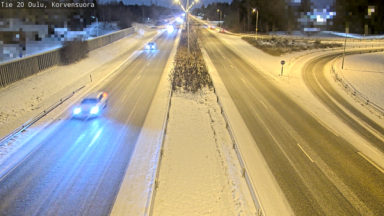 Kelikamerat Kuva Tie 20 Oulu Korvensuora, Oulu, Pohjois-Pohjanmaa